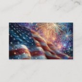 Custom Political Campaign Template Visitenkarte (Rückseite)