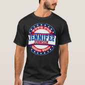 Custom Political Campaign Vote For T-Shirt (Vorderseite)