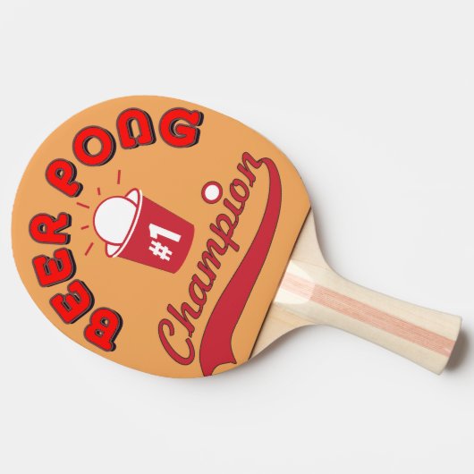 Custom Pong Pong Offiziell League Ball Tischtennis Schläger (Seitenansicht)