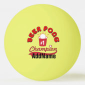 Custom Pong Pong Offiziell League Ball Tischtennisball (Rückseite)