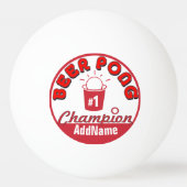 Custom Pong Pong Offiziell League Ball Tischtennisball (Vorderseite)