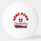 Custom Pong Pong Offiziell League Ball Tischtennisball (Rückseite)