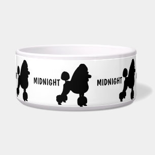 Custom Poodle Dog Bowl Napf