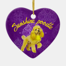 Custom Poodle Heart Ornament - Ein süßes Geschenk