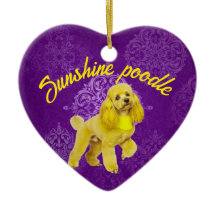Custom Poodle Heart Ornament - Ein süßes Geschenk
