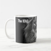 Custom Pop Art Design Animals Löwe Gesicht König Kaffeetasse (Links)