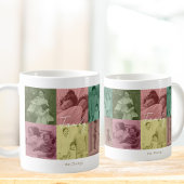Custom Pop Art Family Foto Collage Weihnachts-Tass Kaffeetasse