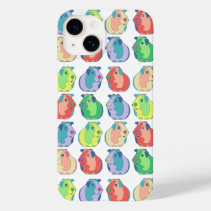 Custom Pop Art Guinea Pig Farbiges Muster Case-Mate iPhone 14 Hülle