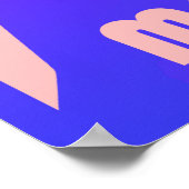 Custom Pop Art Monument Lisa Poster (Ecke)