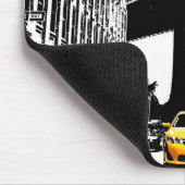 Custom Pop Art Nyc New York City Gelbes Taxi Mousepad (Ecke)