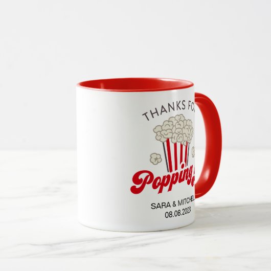 Custom Popcorn Tasse (VorderseiteRechts)