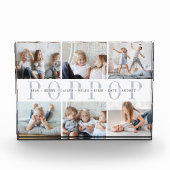 Custom Poppop Grandchildren Fotoblock (Vorderseite)
