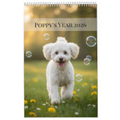 Custom Poppy Dog 2026 Calendar Kalender (Titelbild)