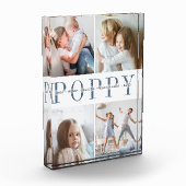 Custom Poppy Grandchildren Fotoblock (Links)