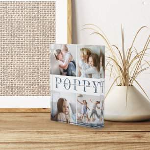 Custom Poppy Grandchildren Fotoblock
