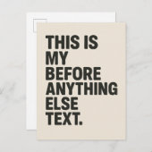 custom popsocket for phone grips of any size einladungspostkarte (Vorne/Hinten)