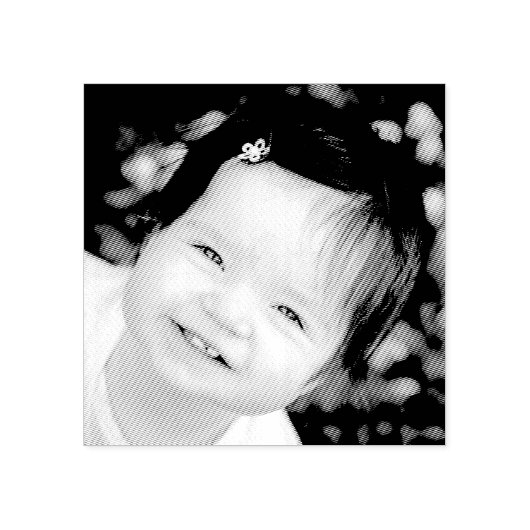 Custom Portrait Face photo Self-Inking Rubber Gummistempel (Prägung)