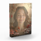 Custom Portrait for Her – Personalized Photo Gift Fotoblock (Links)