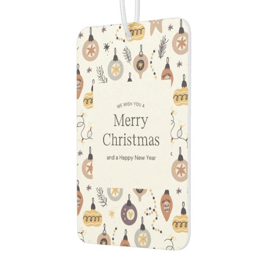 Custom Portrait Rectangle Air Freshener, Pine Autolufterfrischer (Links)