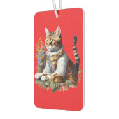 Custom Portrait Rectangle Air Freshener, Pine Autolufterfrischer (Links)