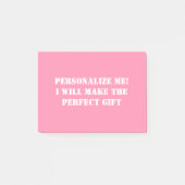 Custom Post Es ist für wff, Büro, Schule, Geschenk Post-it Klebezettel (Vorderseite)