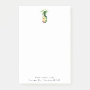 Custom Post It Notes Wasserfarben Ananas Post-it Klebezettel