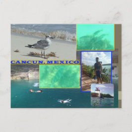 CUSTOM POSTCARDS - CANCUN COLLAGE 10 POSTKARTE