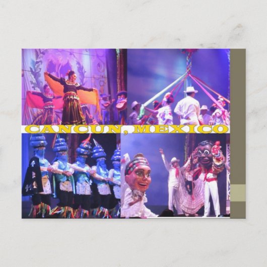 CUSTOM POSTCARDS - CANCUN COLLAY 5 POSTKARTE (Vorderseite)