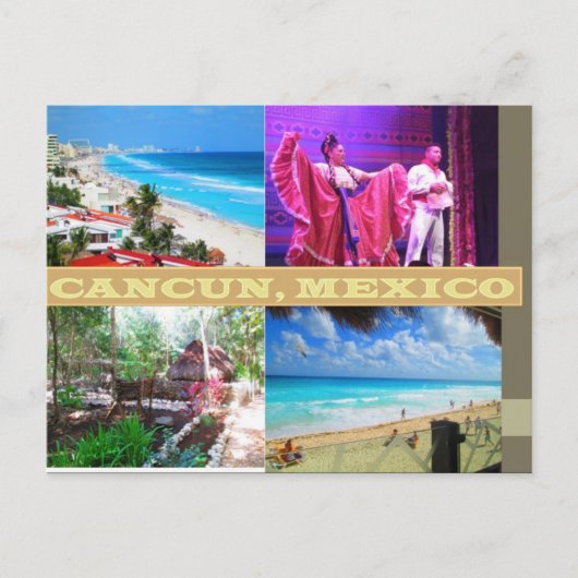 CUSTOM POSTCARDS - CANCUN COLLAY 9 POSTKARTE (Vorderseite)