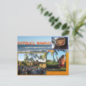 CUSTOM POSTCARDS- HAWAII COLLAGE# 10 POSTKARTE (Stehend Vorderseite)