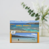 CUSTOM POSTCARDS- HAWAII COLLAGE# 13 POSTKARTE (Stehend Vorderseite)