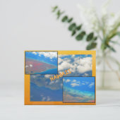 CUSTOM POSTCARDS- HAWAII COLLAGE# 18 POSTKARTE (Stehend Vorderseite)