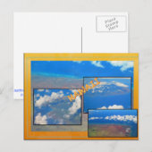 CUSTOM POSTCARDS- HAWAII COLLAGE# 19 POSTKARTE (Vorne/Hinten)