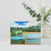 CUSTOM POSTCARDS- HAWAII COLLAGE# 20 POSTKARTE (Stehend Vorderseite)