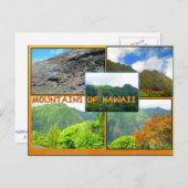 CUSTOM POSTCARDS- HAWAII COLLAGE# 21 POSTKARTE (Vorne/Hinten)