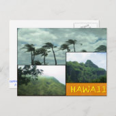CUSTOM POSTCARDS- HAWAII COLLAGE# 24 POSTKARTE (Vorne/Hinten)
