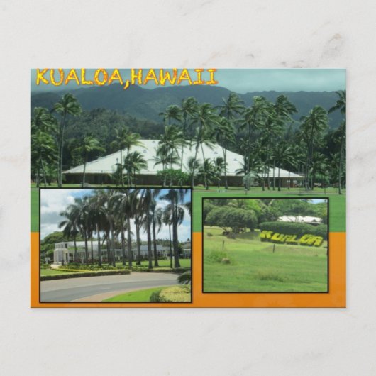 CUSTOM POSTCARDS- HAWAII COLLAGE# 26 POSTKARTE (Vorderseite)