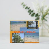 CUSTOM POSTCARDS - HAWAII COLLAGE# 2 POSTKARTE (Stehend Vorderseite)