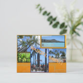 CUSTOM POSTCARDS- HAWAII COLLAGE# 5 POSTKARTE (Stehend Vorderseite)