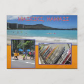 CUSTOM POSTCARDS- HAWAII COLLAGE# 7 POSTKARTE (Vorderseite)