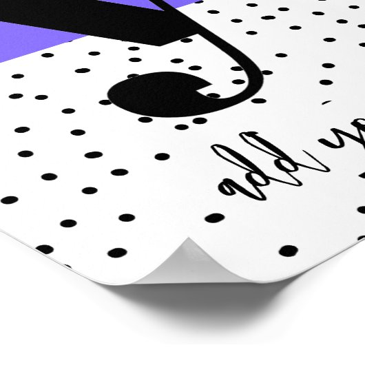 CUSTOM - Poster - Kleinschreibung (Ecke)