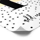 CUSTOM - Poster - Kleinschreibung (Ecke)