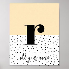 CUSTOM - Poster - Kleinschreibung