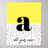 CUSTOM - Poster - Kleinschreibung a (Vorne)