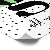 CUSTOM - Poster - Kleinschreibung g (Ecke)