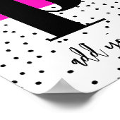 CUSTOM - Poster - Kleinschreibung p (Ecke)