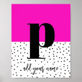 CUSTOM - Poster - Kleinschreibung p (Vorne)