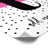 CUSTOM - Poster - Kleinschreibung t (Ecke)