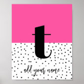 CUSTOM - Poster - Kleinschreibung t (Vorne)