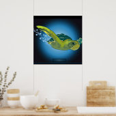 CUSTOM POSTER - MEERESTURTÜR (Küche)